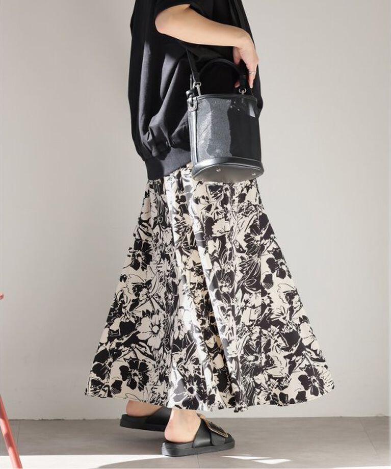 JOURNAL STANDARD relume「《追加》コントラストフラワープリントスカート」|スカート|
