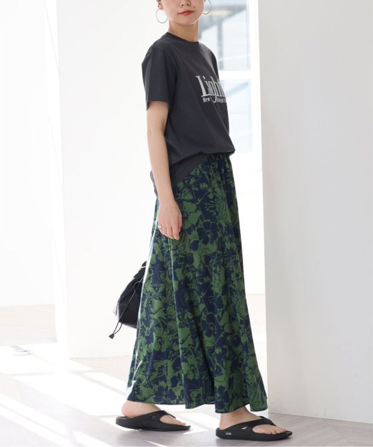 JOURNAL STANDARD relume「《追加》コントラストフラワープリントスカート」|スカート|