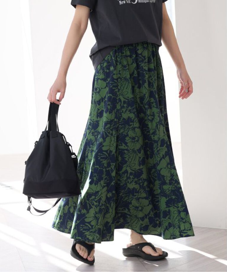 JOURNAL STANDARD relume「《追加》コントラストフラワープリントスカート」|スカート|
