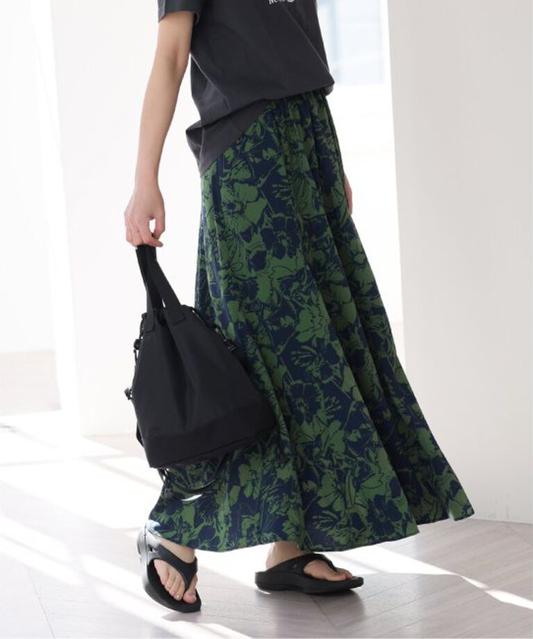 JOURNAL STANDARD relume「《追加》コントラストフラワープリントスカート」|スカート|