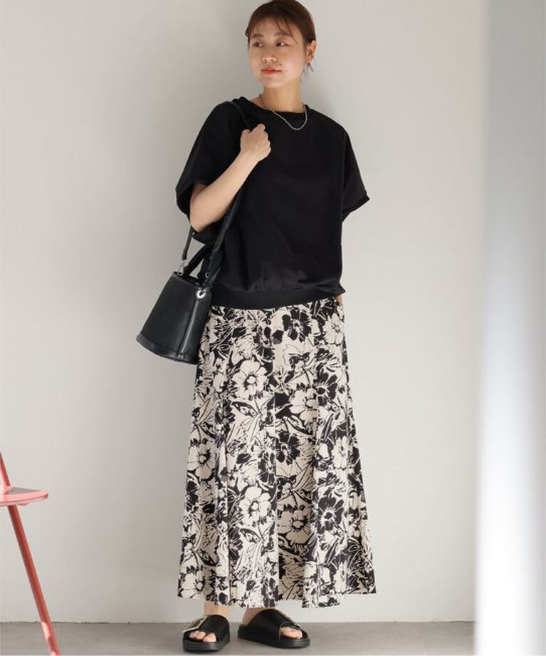 JOURNAL STANDARD relume「《追加》コントラストフラワープリントスカート」|スカート|