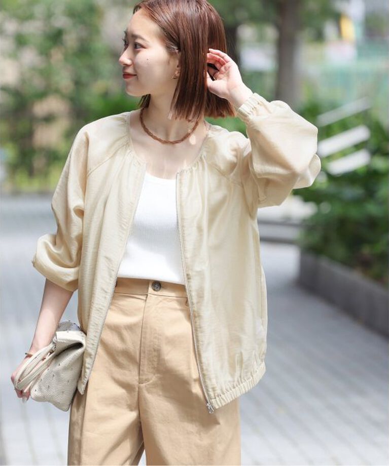JOURNAL STANDARD relume「シアージップブルゾン」|その他|ベージュ