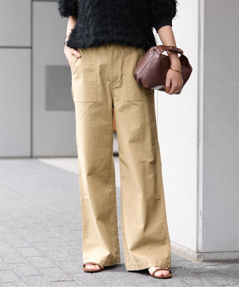 JOURNAL STANDARD relume「《追加予約20》ワイドベイカーパンツ」|カーゴ|ベージュ