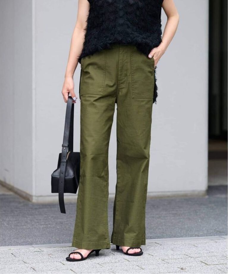 JOURNAL STANDARD relume「《追加予約20》ワイドベイカーパンツ」|カーゴ|カーキ