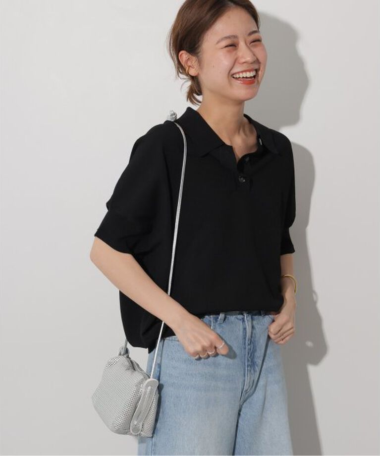 JOURNAL STANDARD relume「《追加予約2》ウォッシャブルドルマンポロニット」|ニット・セーター|ブラック