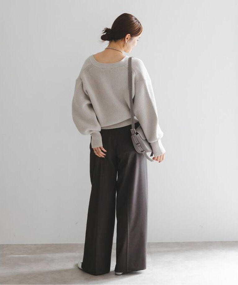 NOBLE「《追加》エステルツイルストレッチスラックスパンツ 5」|スラックス|