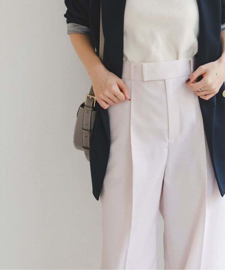NOBLE「《追加》エステルツイルストレッチスラックスパンツ 5」|スラックス|