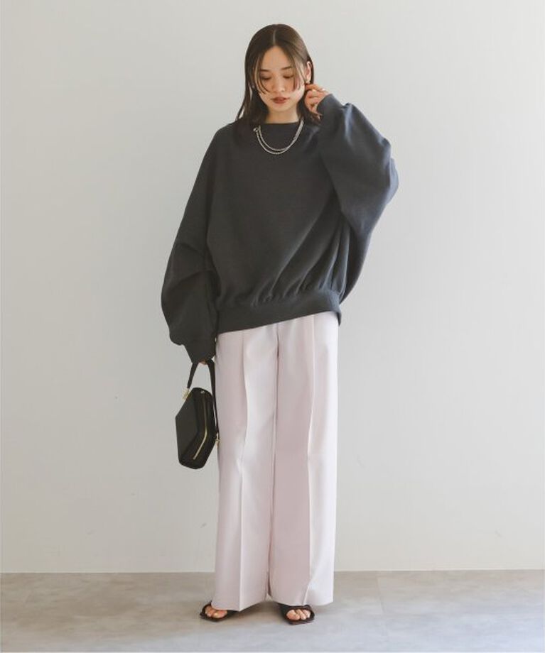 NOBLE「《追加》エステルツイルストレッチスラックスパンツ 5」|スラックス|