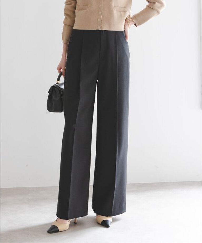 NOBLE「《追加》エステルツイルストレッチスラックスパンツ 5」|スラックス|