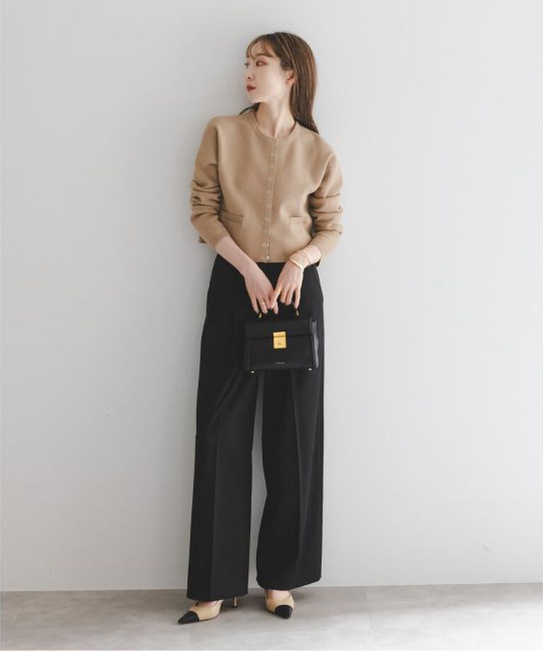 NOBLE「《追加》エステルツイルストレッチスラックスパンツ 5」|スラックス|