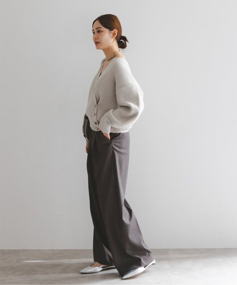 NOBLE「《追加》エステルツイルストレッチスラックスパンツ 5」|スラックス|