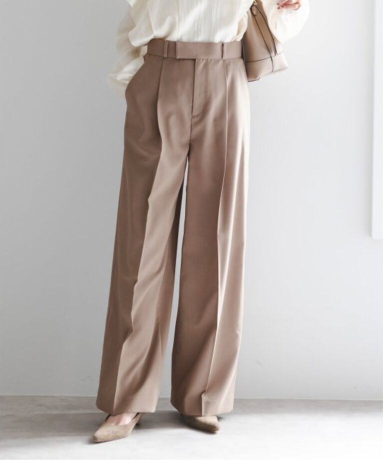 NOBLE「《追加》エステルツイルストレッチスラックスパンツ 5」|スラックス|