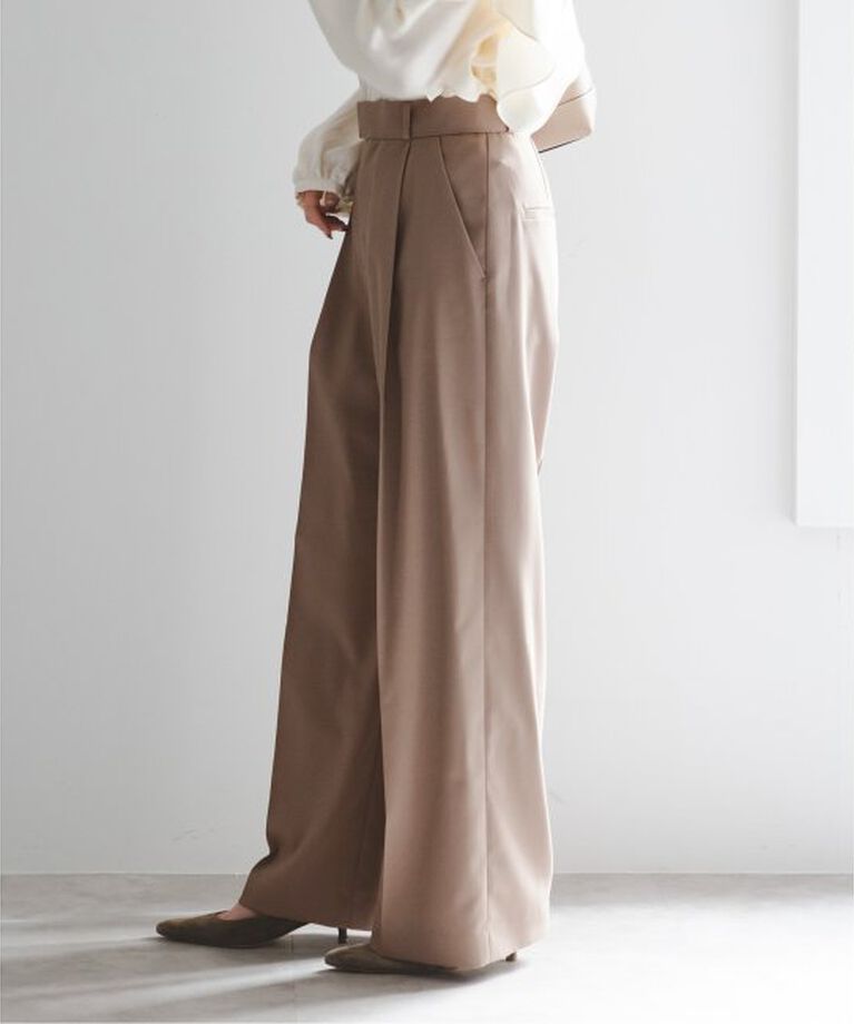 NOBLE「《追加》エステルツイルストレッチスラックスパンツ 5」|スラックス|