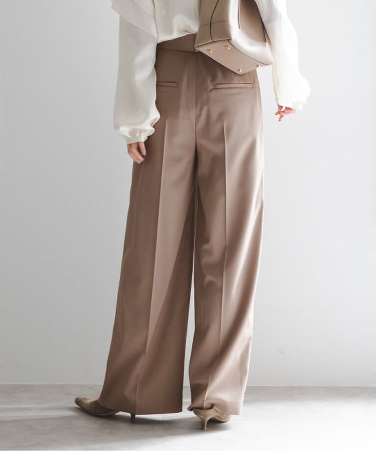 NOBLE「《追加》エステルツイルストレッチスラックスパンツ 5」|スラックス|