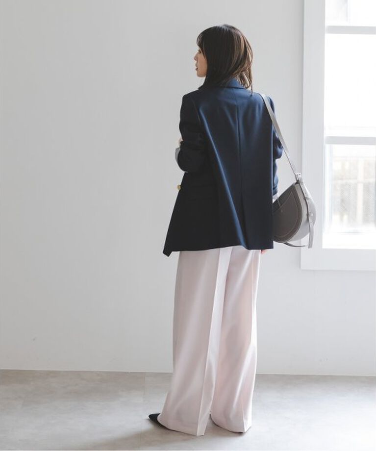 NOBLE「《追加》エステルツイルストレッチスラックスパンツ 5」|スラックス|