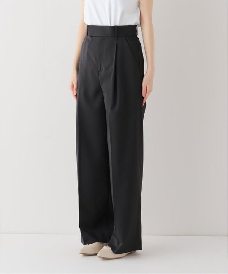 NOBLE「《追加》エステルツイルストレッチスラックスパンツ 5」|スラックス|