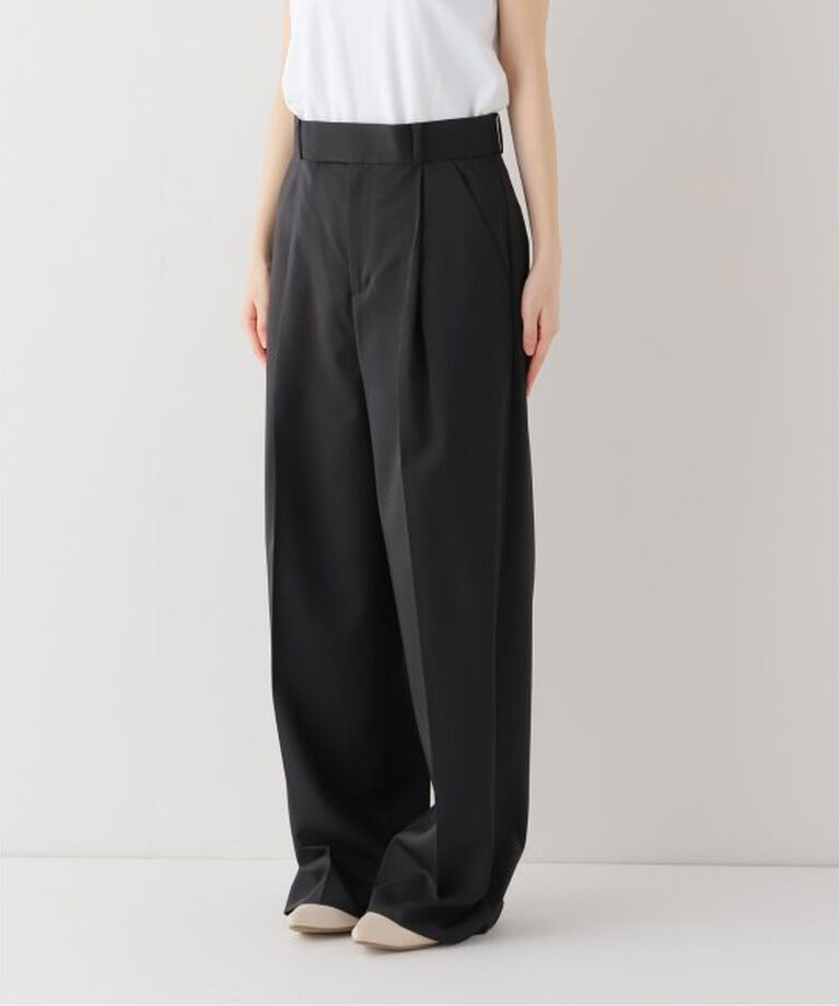 NOBLE「《追加》エステルツイルストレッチスラックスパンツ 5」|スラックス|