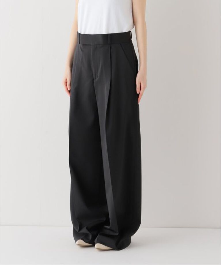 NOBLE「《追加》エステルツイルストレッチスラックスパンツ 5」|スラックス|