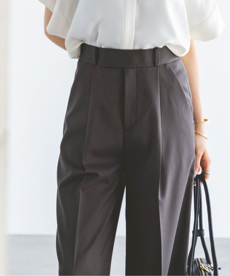 NOBLE「《追加》エステルツイルストレッチスラックスパンツ 5」|スラックス|