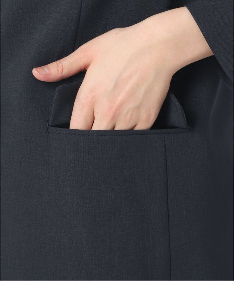 Spick and Span「《追加》ドライダブルクロスVカラージャケット」|テーラードジャケット|