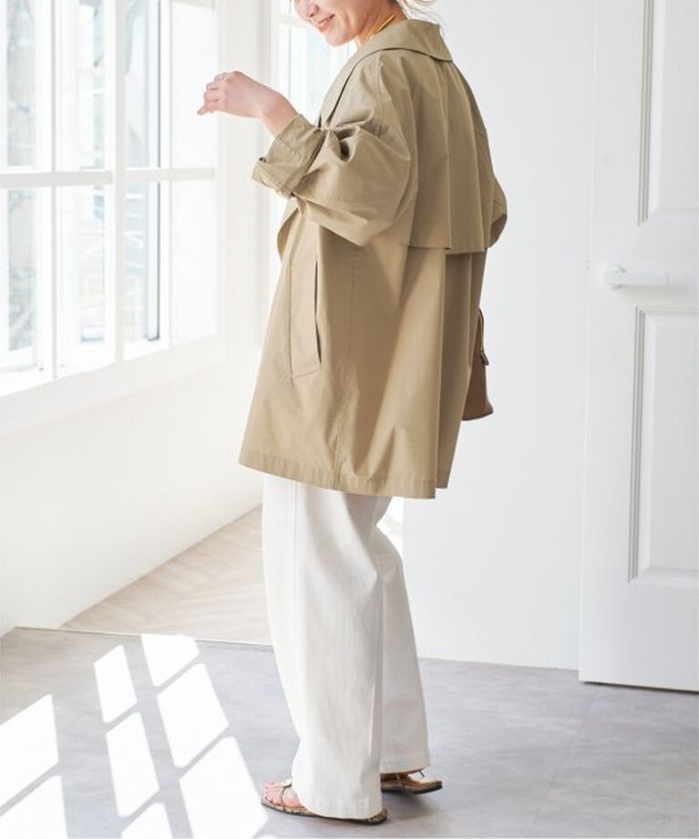 Spick and Span「《WEB限定追加》C/Pミドル丈トレンチコート」|トレンチコート|