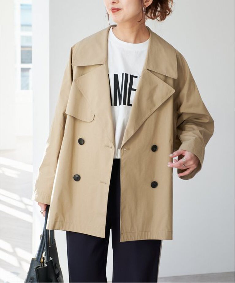 Spick and Span「《WEB限定追加》C/Pミドル丈トレンチコート」|トレンチコート|