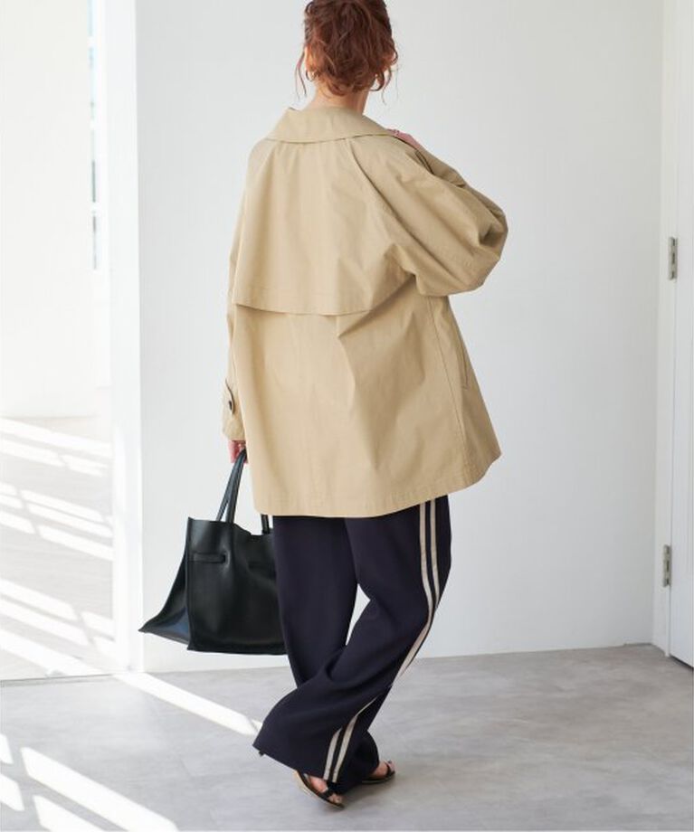 Spick and Span「《WEB限定追加》C/Pミドル丈トレンチコート」|トレンチコート|