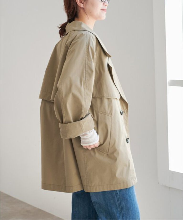 Spick and Span「《WEB限定追加》C/Pミドル丈トレンチコート」|トレンチコート|