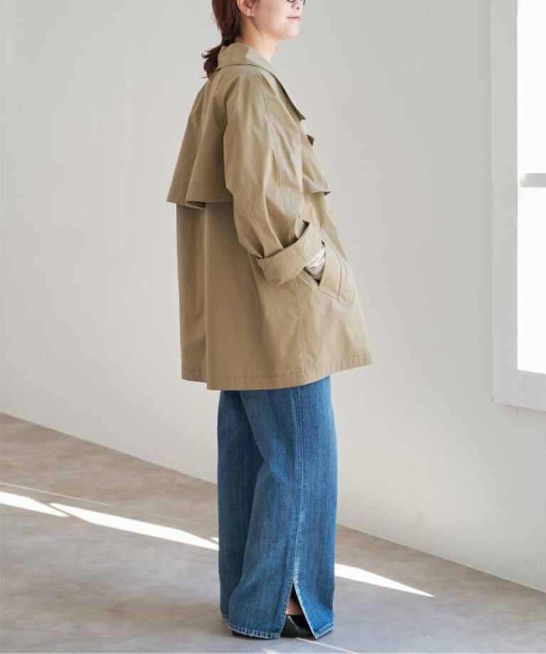 Spick and Span「《WEB限定追加》C/Pミドル丈トレンチコート」|トレンチコート|
