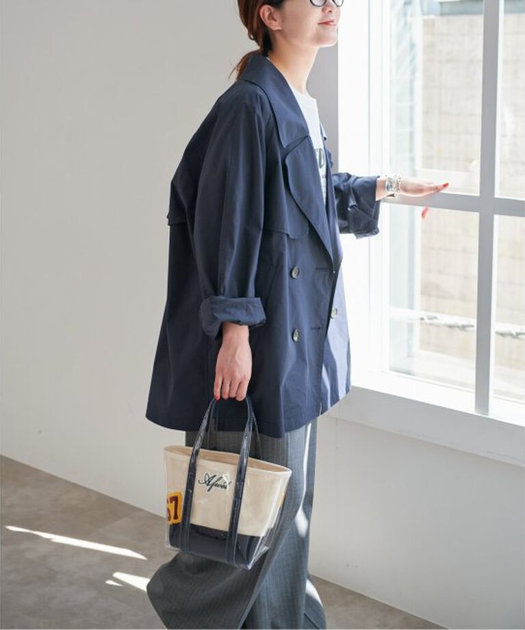Spick and Span「《WEB限定追加》C/Pミドル丈トレンチコート」|トレンチコート|
