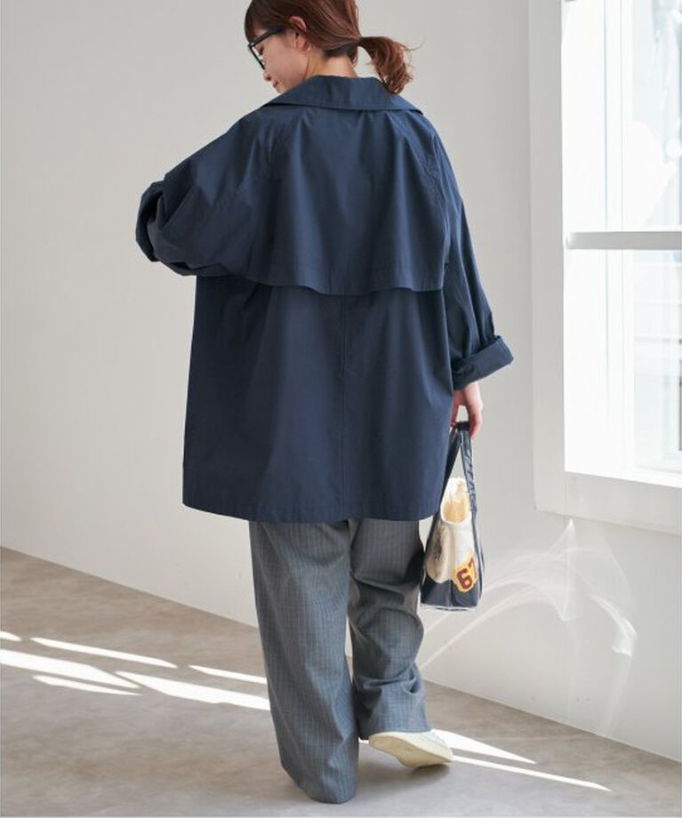 Spick and Span「《WEB限定追加》C/Pミドル丈トレンチコート」|トレンチコート|