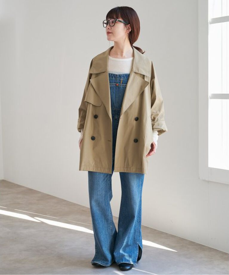 Spick and Span「《WEB限定追加》C/Pミドル丈トレンチコート」|トレンチコート|