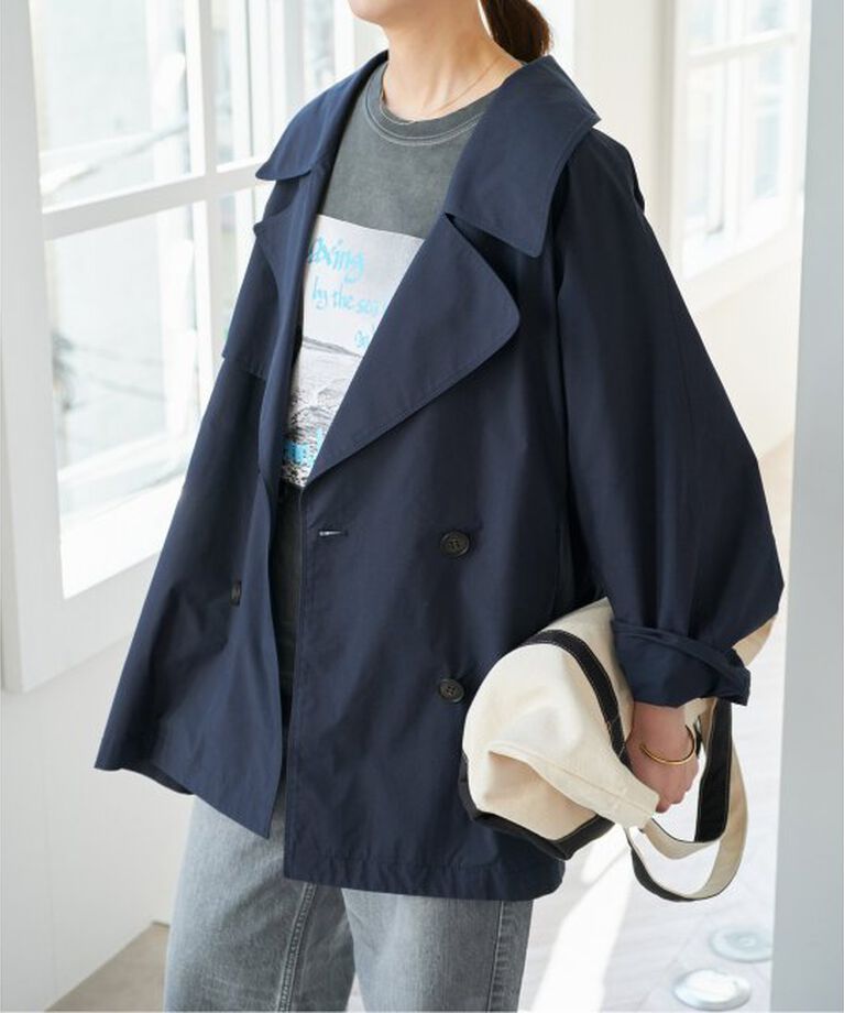 Spick and Span「《WEB限定追加》C/Pミドル丈トレンチコート」|トレンチコート|