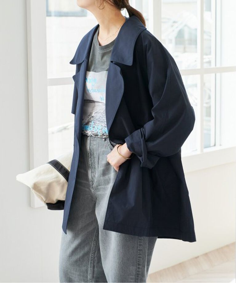Spick and Span「《WEB限定追加》C/Pミドル丈トレンチコート」|トレンチコート|