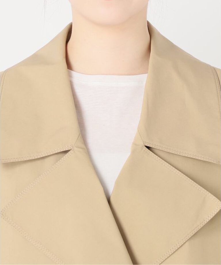 Spick and Span「《WEB限定追加》C/Pミドル丈トレンチコート」|トレンチコート|