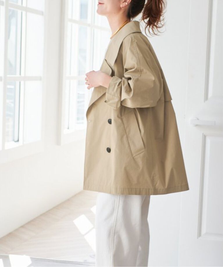 Spick and Span「《WEB限定追加》C/Pミドル丈トレンチコート」|トレンチコート|