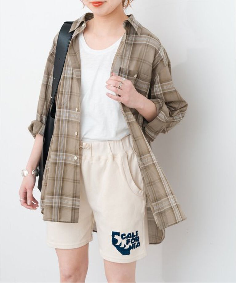 Spick and Span「《追加》コットンボイルチェックシャツ」|シャツ・ブラウス|