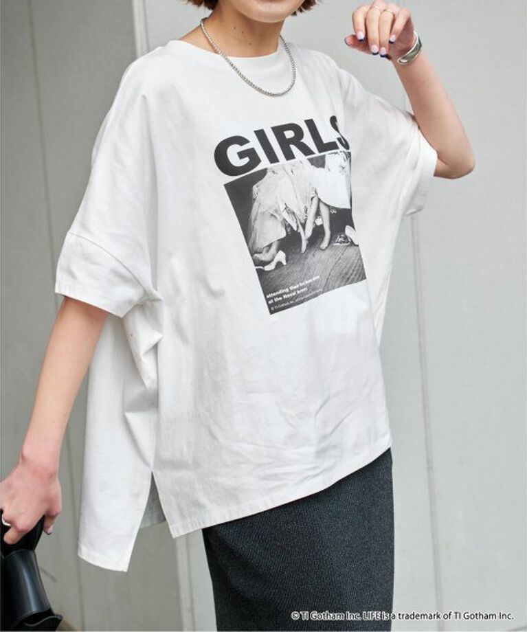 Spick and Span「《追加予約4》GOOD ROCK SPEED / グッドロックスピード フォトドルマンTシャツ」|Tシャツ・カットソー|ホワイト