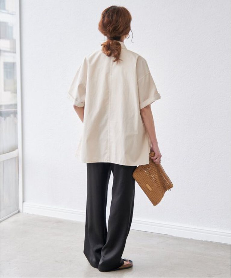 Spick and Span「《追加3予約》サテンイージーパンツ」|その他|