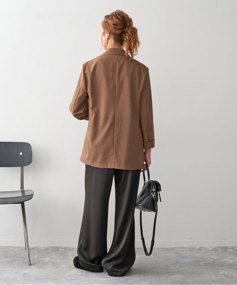 Spick and Span「《追加3予約》サテンイージーパンツ」|その他|