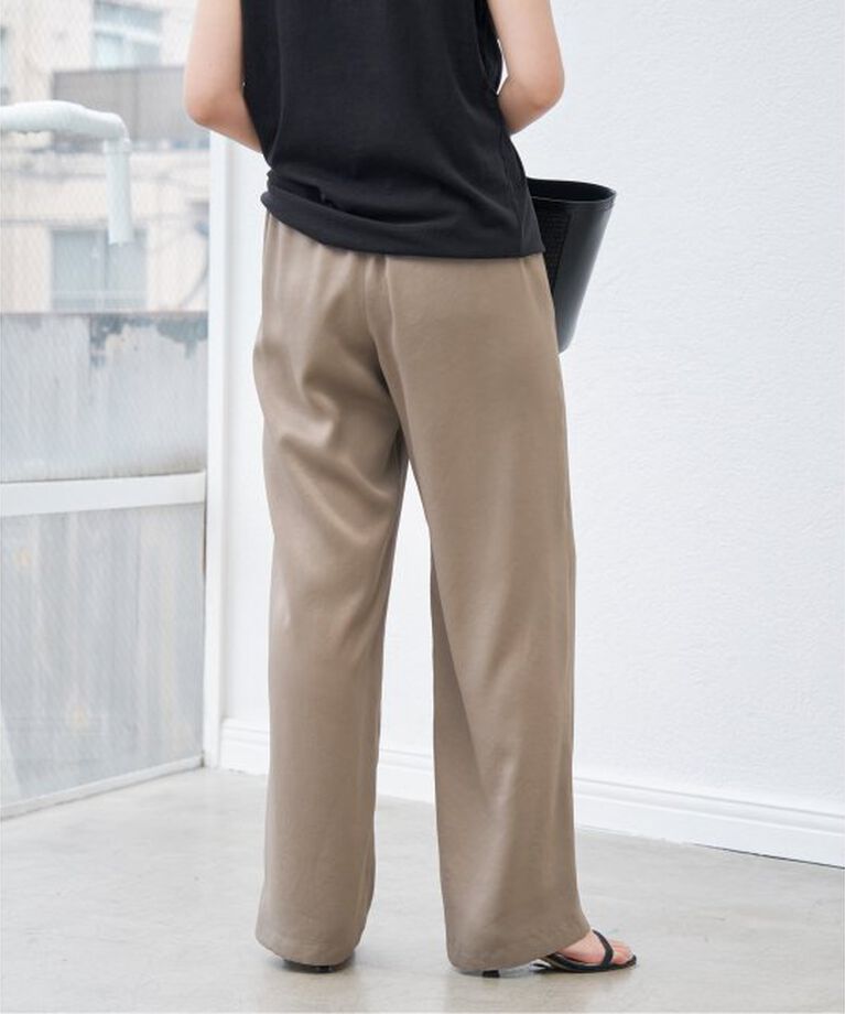 Spick and Span「《追加3予約》サテンイージーパンツ」|その他|