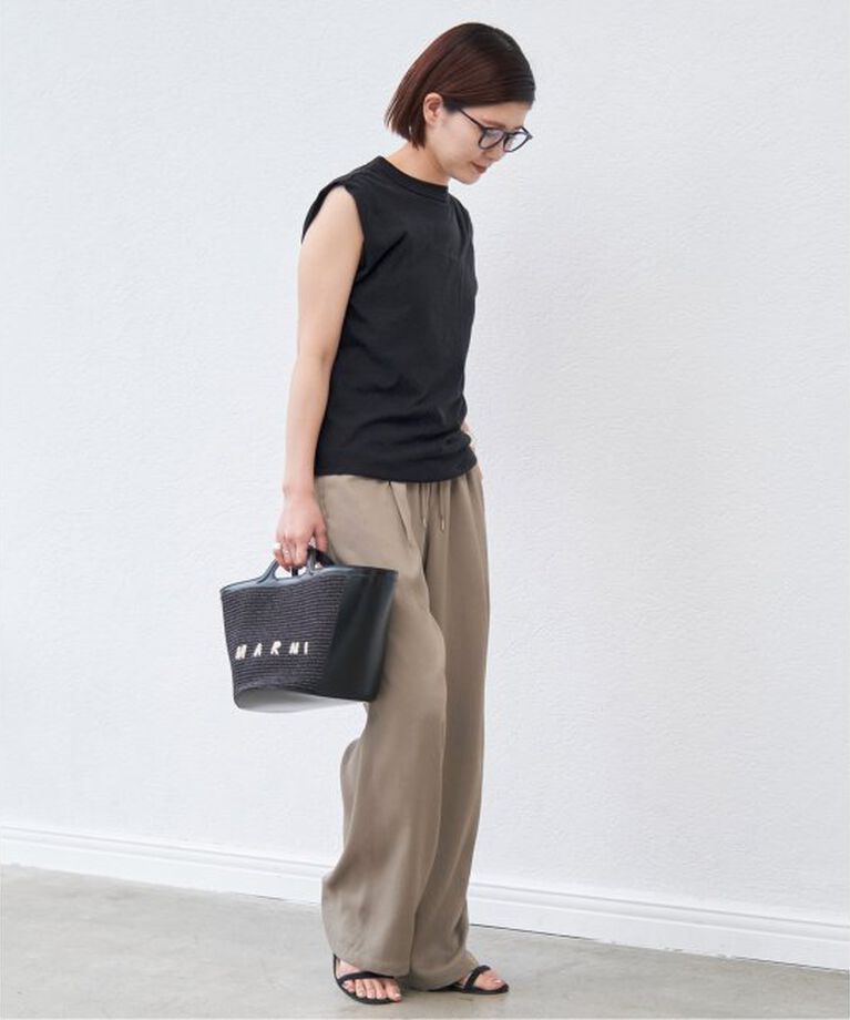Spick and Span「《追加3予約》サテンイージーパンツ」|その他|