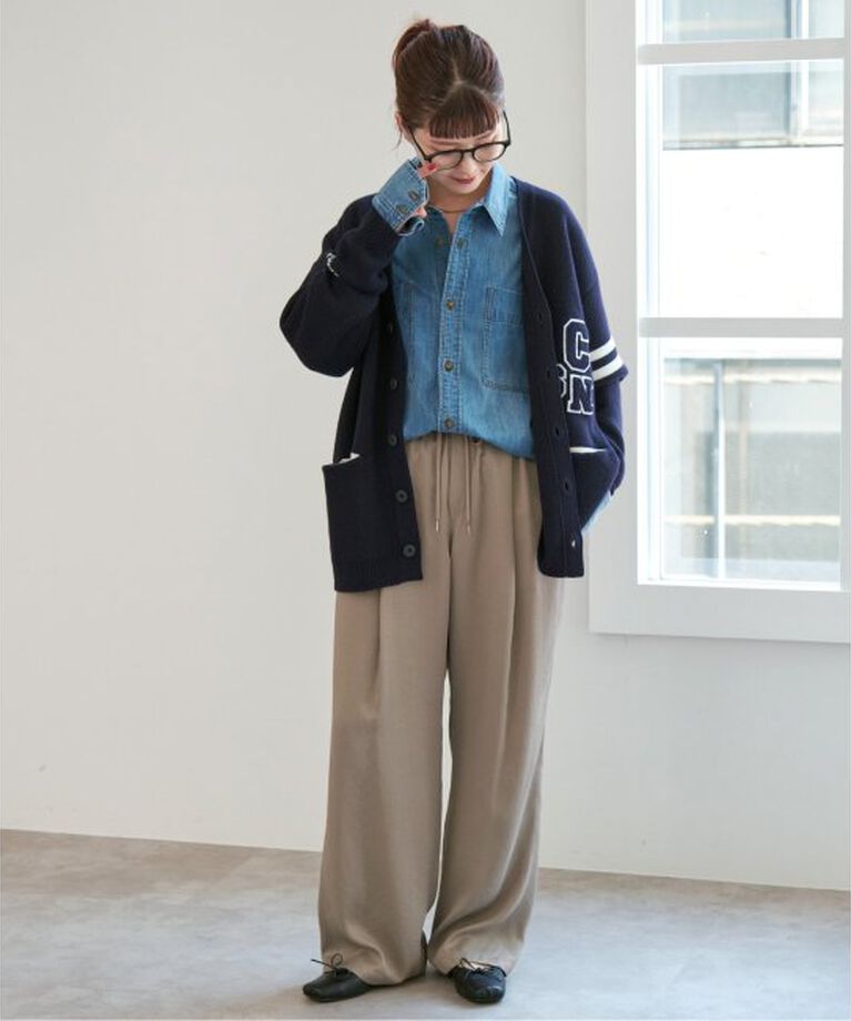Spick and Span「《追加3予約》サテンイージーパンツ」|その他|
