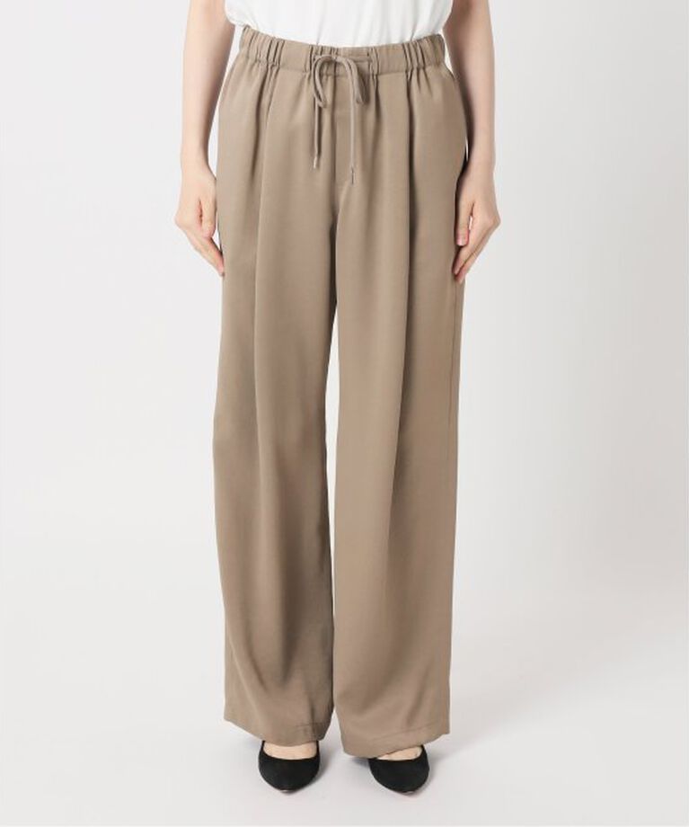 Spick and Span「《追加3予約》サテンイージーパンツ」|その他|