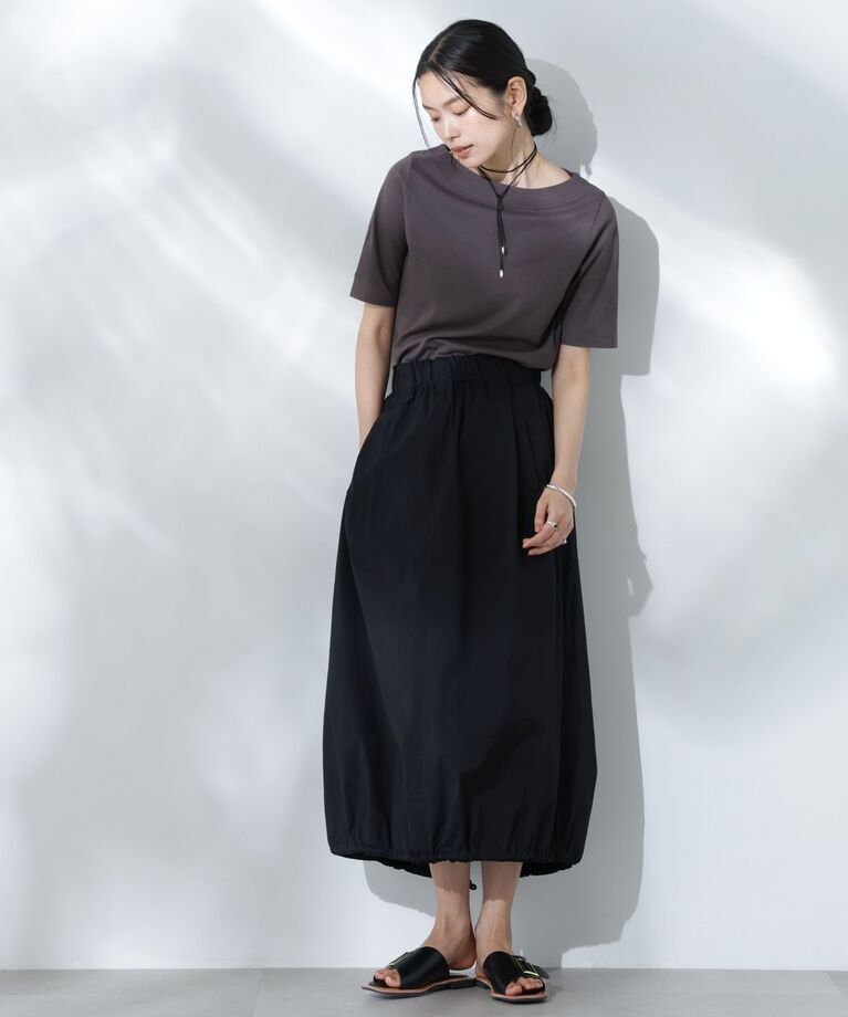 nano･universe「Anti Soaked(R) 汗染み防止ボートネックTシャツ」|Tシャツ・カットソー|