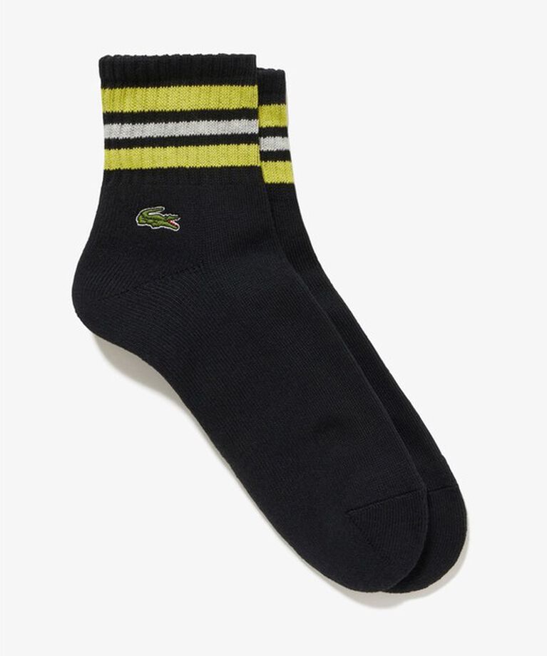 LACOSTE「ラインドアメリブショートソックス（22-24 25-27）」|ソックス|