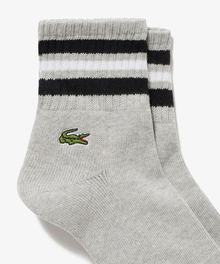 LACOSTE「ラインドアメリブショートソックス（22-24 25-27）」|ソックス|