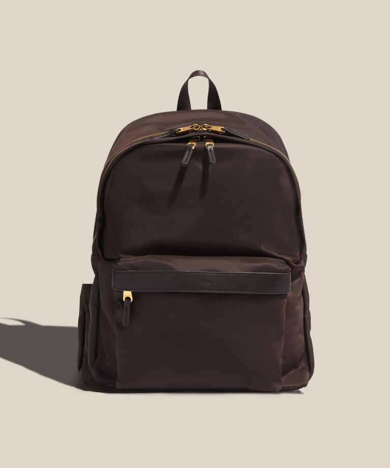 E'POR「【E'POR】【A4/PC対応・撥水】Pac Sac（ パックサック ）/新色追加」|リュック|ダークブラウン(20)