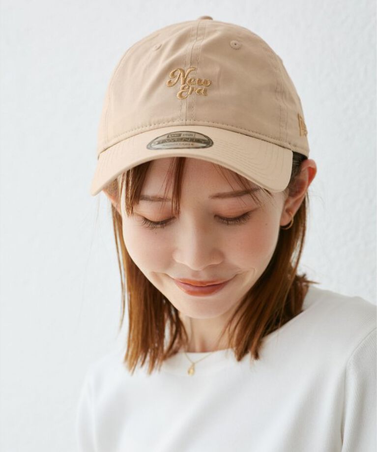 ROPE PICNIC PASSAGE「【NEW ERA(R)】LONG VISOR HIGH COUNT TWILL CAP」|キャップ・キャスケット|ベージュ