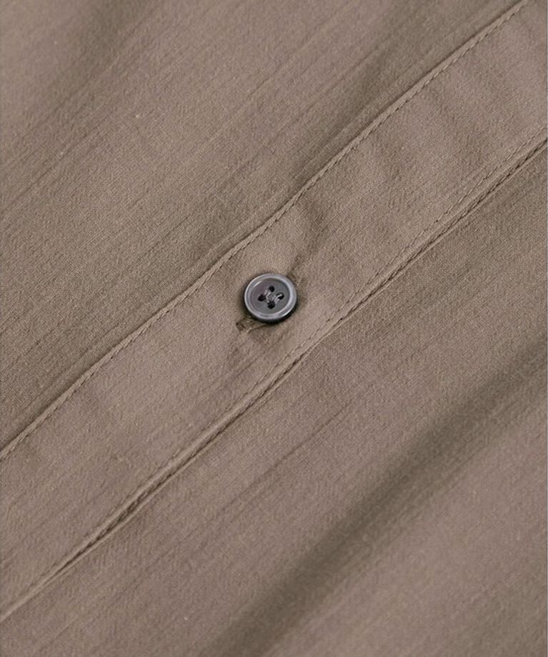 Rope’Picnic「【接触冷感・通気性】【サイズ追加】Comfy Shirt コンフィーシャツ/綿ボイルペプラムシャツ」|シャツ・ブラウス|